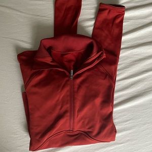 Lululemon red zip